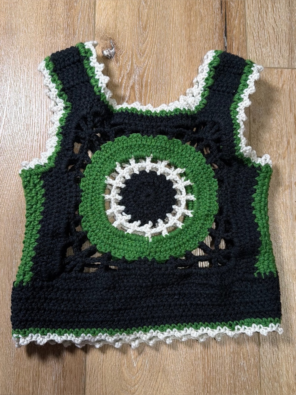 Handmade 70s Crotchet Top